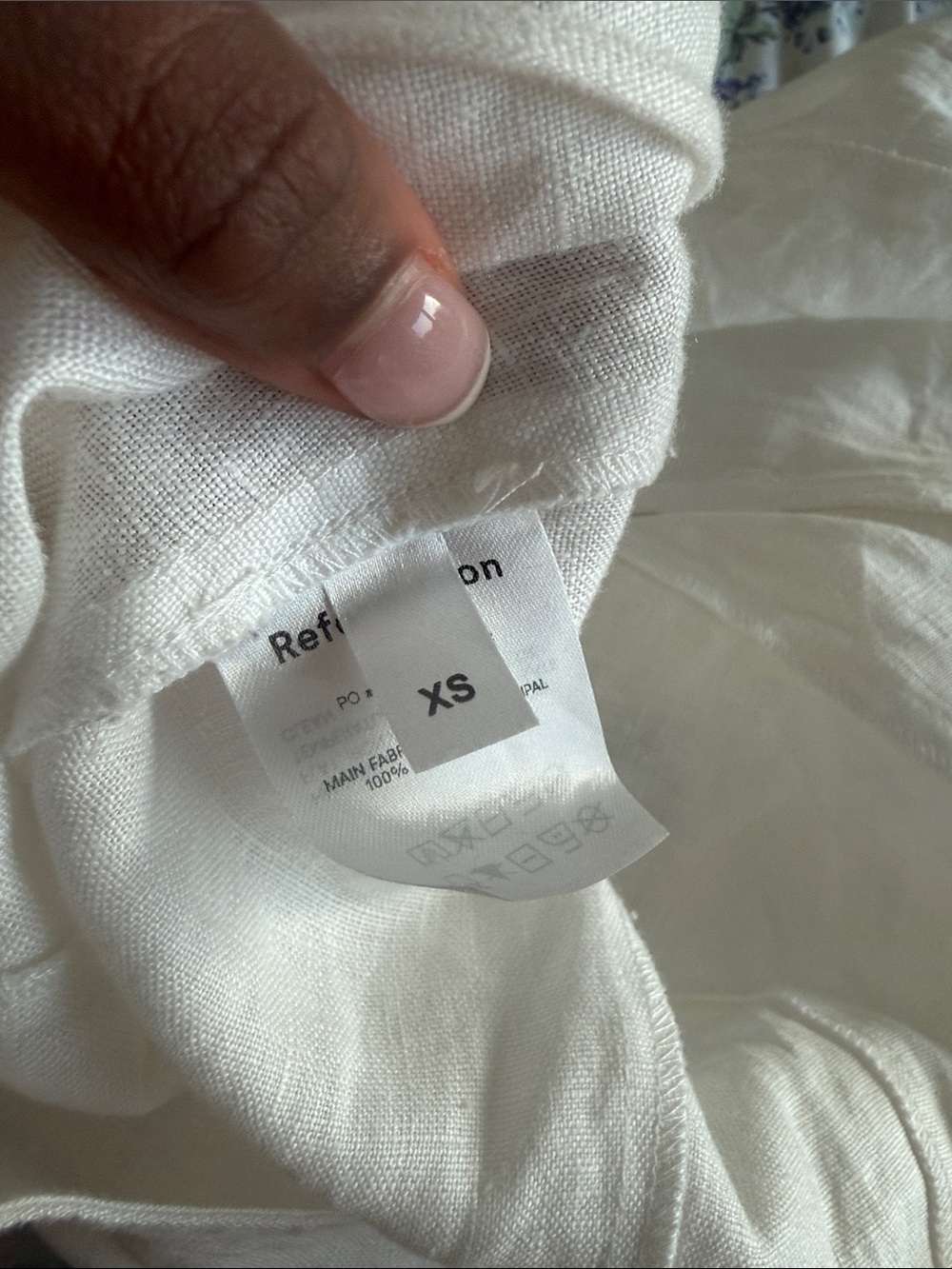 Reformation White Midi Wrap Dress - Picture 8 of 10